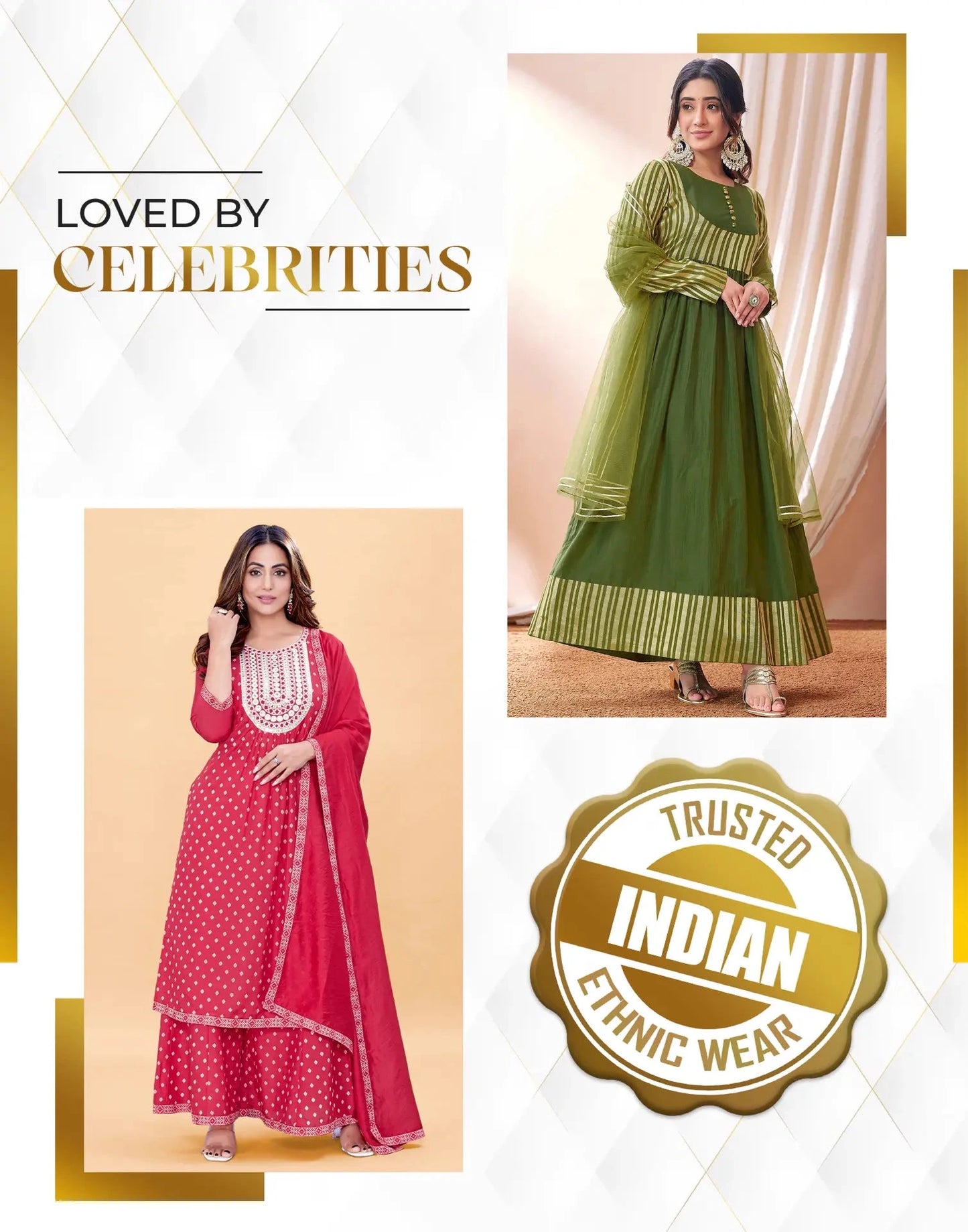 Budget-friendly ethnic outfit