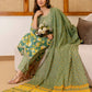 Cotton Printed Straight Kurta with Pant & Dupatta