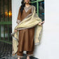 Silk Blend Sequins Embroidery Lace Straight Kurta with Pant & Dupatta