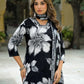 Rayon Straight Printed Square Neck Kurta with Pant & Dupatta