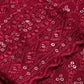 Maroon Rayon Straight Kurta Set with Sequence Embroidery under 1000