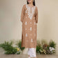 Rayon Embroidered Straight Kurti