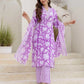 Cotton Printed Straight Kurta with Pant & Dupatta