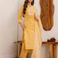 Cotton Printed Straight Kurta with Pant & Dupatta