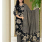 Cotton Printed Straight Kurta with Pant & Dupatta