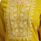 Cotton Embroidered Straight Kurti
