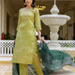 Silk Blend Sequins Work, Embroidery and Embroidery Lace, Printed and Foil Printed Straight Kurta with Pant & Dupatta