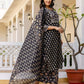 Cotton Printed Straight Kurta with Pant & Dupatta