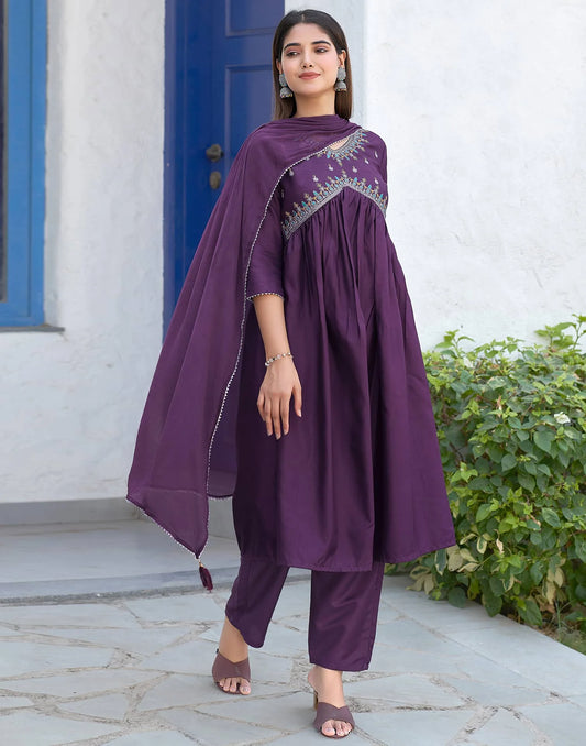 affordable v neck kurta set 