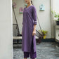 v neck kurta set 