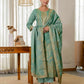 skylee Affordable Green Cotton Woven Straight Kurta Set