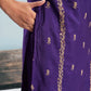 Silk Blend Embroidered Straight Kurta with Pant & Dupatta