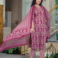 Cotton Printed Straight V-Neck Kurta with Pant & Dupatta