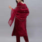 velvet kurta set for women