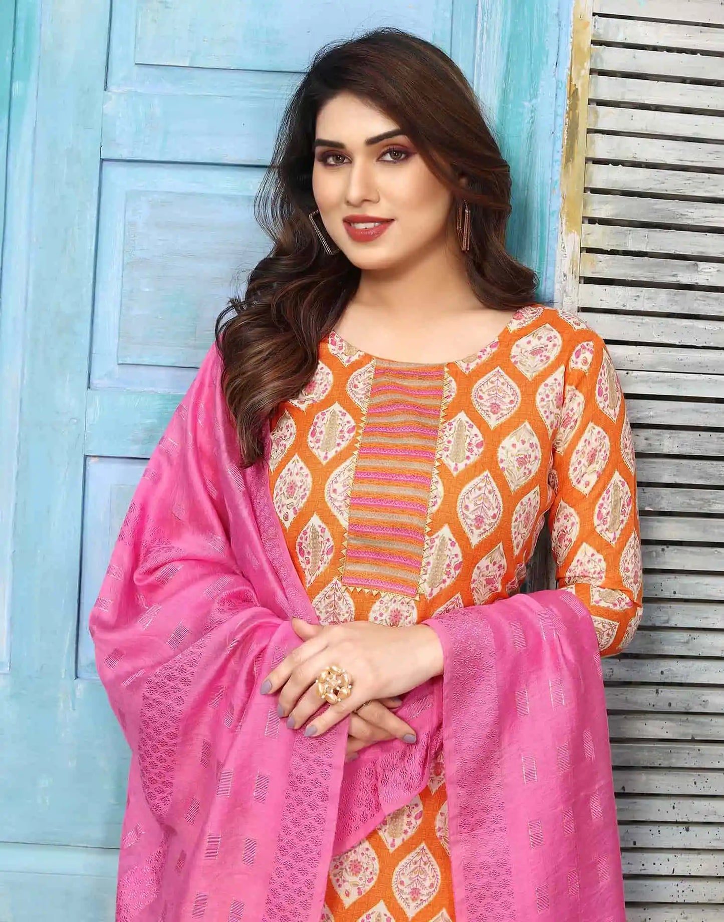 Affordable casual cotton kurta set for women festive collection