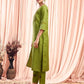 Embroidered Sequence Straight Kurta Set for Women Festive Wear