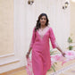 Silk Embroidery, Sequins Work and Gota Patti Work Straight Kurta with Pant & Dupatta