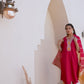 Cotton Blend Embroidery and Sequins Work Straight Kurta with Pant & Dupatta