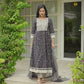 Cotton Embroidered Anarkali Kurta with Pant & Dupatta
