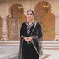 Velvet Sequins, Embroidery and Gota Lace Straight Kurta with Pant & Dupatta