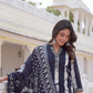 Cotton Printed, Embroidery Lace Straight Kurta with Pant & Dupatta