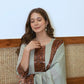 Chanderi Woven Straight Kurta with Pant & Dupatta