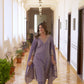 Silk Blend Embroidery and Sequins Work Straight Kurta with Pant & Dupatta