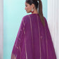 Silk Blend Embroidered Straight Kurta with Pant & Dupatta