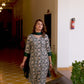 Crepe Floral Printed Straight Kurta with Pant & Dupatta