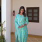 Cotton Printed, Lace, Tassels Straight Kurta with Pant & Dupatta