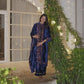 Velvet Straight Embroidered Boat Neck Kurta with Pant & Dupatta