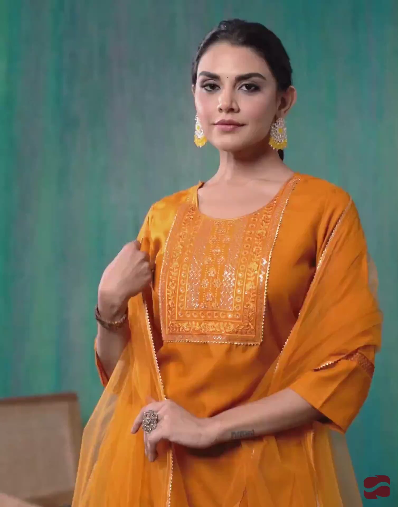 Affordable cotton kurti pant set with dupatta under 999