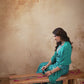 Cotton Printed Straight Kurta with Pant & Dupatta