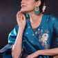 Silk Blend Jacquard Work Straight Kurta with Pant & Dupatta