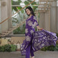 Cotton Straight Printed V-Neck Kurta with Pant & Dupatta