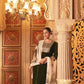 Velvet Sequins, Embroidery and Lace Straight Kurta with Pant & Dupatta