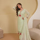 Georgette Embroidered Straight Kurta with Pant & Dupatta