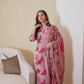 Cotton Printed Straight Kurta with Pant & Dupatta