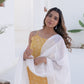 Cotton Bandhani Printed A-Line Kurta with Pant & Dupatta