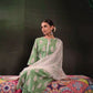 Silk Blend Printed Straight Kurta with Pant & Dupatta