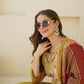 Silk Embroidered Straight Kurta with Pant & Dupatta