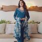 Cotton Blend Sequence, Embroidery Work and Gota Lace Straight Kurta with Pant & Dupatta