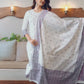 Cotton Solid and Jacquard A-Line Kurta with Pant & Dupatta