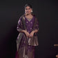 Silk Blend Jacquard Work Straight Kurta with Pant & Dupatta