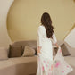 Silk Blend Embroidered Straight Kurta with Pant & Dupatta