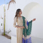 Silk Embroidery and Sequins Work, Embroidery Lace Straight Kurta with Pant & Dupatta