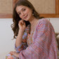 Cotton Printed Anarkali Kurta with Pant & Dupatta