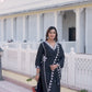 Silk Embroidery Straight Kurta with Pant & Dupatta