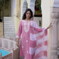 Rayon Embroidery, Sequins Work and Embroidery Lace Straight Kurta with Pant & Dupatta