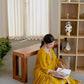 Silk Embroidery, Sequins Work and Embroidery Lace Anarkali Kurta with Pant & Dupatta